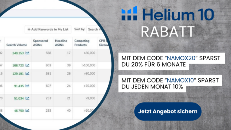 Helium10 Rabattcode