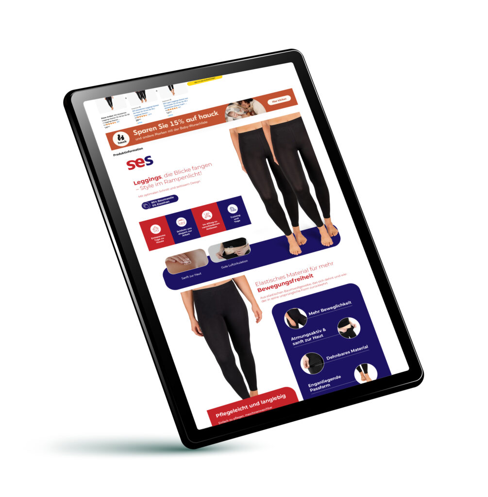 Amazon A+ Content: Vergleich Nachher