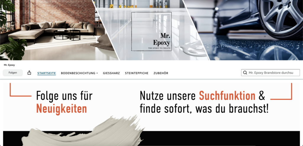 Screenshot: ses Brandstore auf Amazon