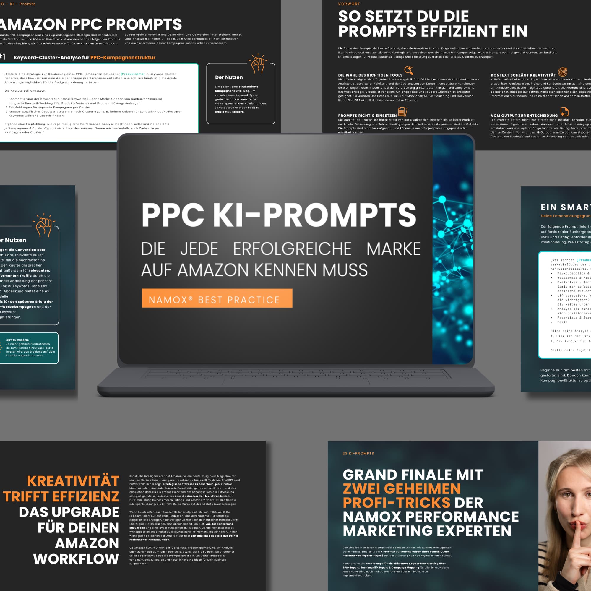 Cover: Whitepaper Amazon PPC KI Prompts
